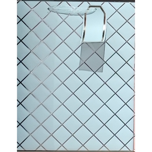 Пакет подарочный с тиснением, размер L, геометрия Чудо праздник PTL-11-G2