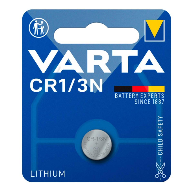 Батарейка Varta ELECTRONICS CR1/3N 1шт Lithium 3V (6131) (1/10/100) 1893622 *06131101401