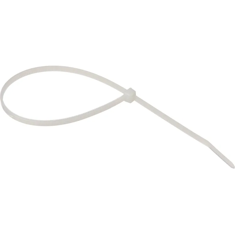Хомут стяжка нейлоновая TOPFORT 4х250 белый 100 шт/уп 2097655