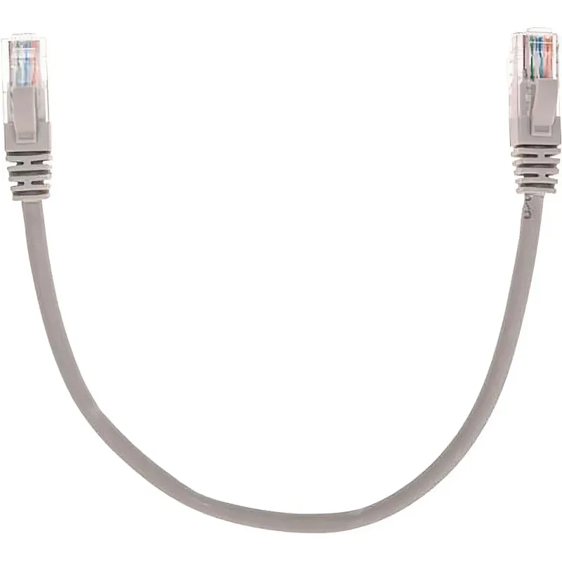 Патч-корд REXANT U/UTP, CAT 5e, 26AWG, LSZH, серый, 0,3м (02-0100-03) 2176073