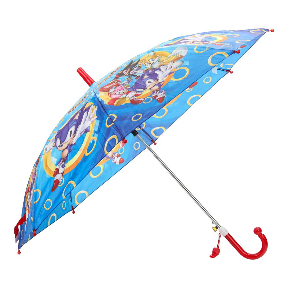 Зонт детский Соник, r-45 см. ткань, полуавтомат Играем Вместе UM45-NSON (120)