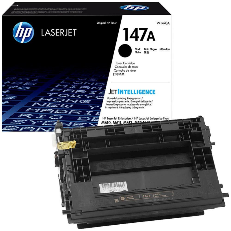 Картридж лазерный HP 147A W1470A чер. для LJ M610dn 1248498