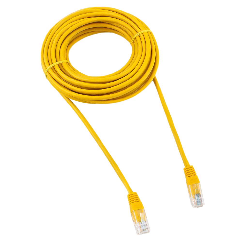 Патч-корд UTP Cablexpert PP12-7.5M/Y кат.5e, 7.5м, жёлтый 1124767