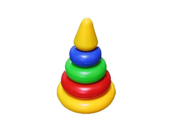 Пирамидка Малышок - 4 К, детская игрушка Десятое Королевство 00918ДК