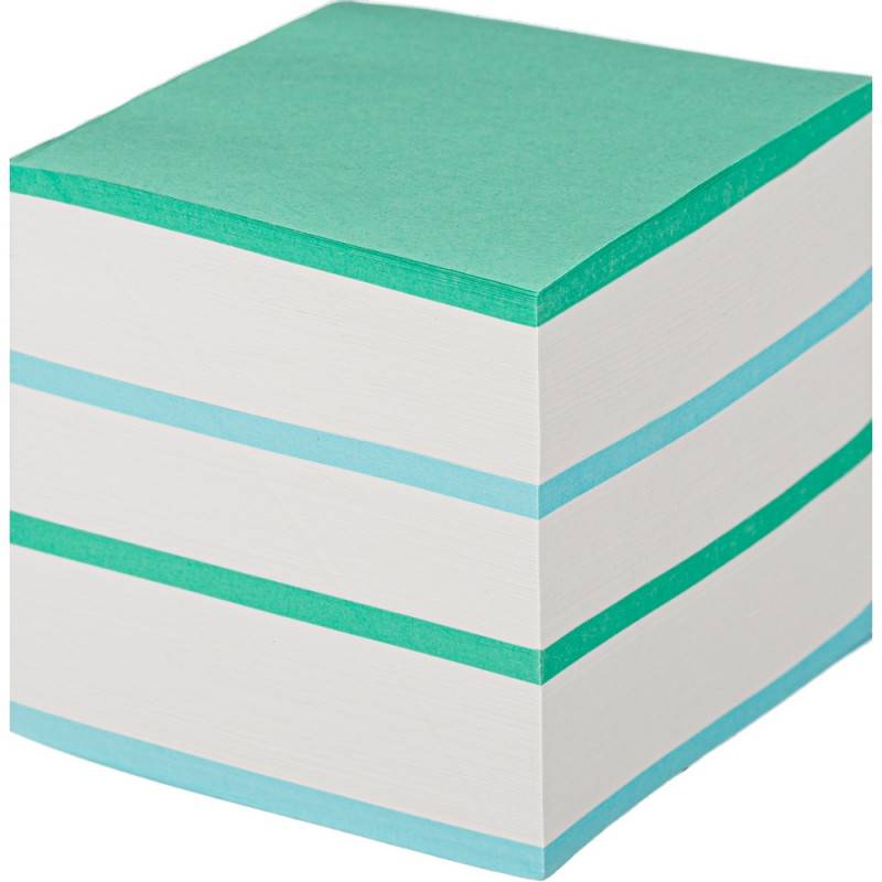 Блок для записей Attache 90x90x90 мм рзнцв. (плотность 65 г/кв.м) 1179447