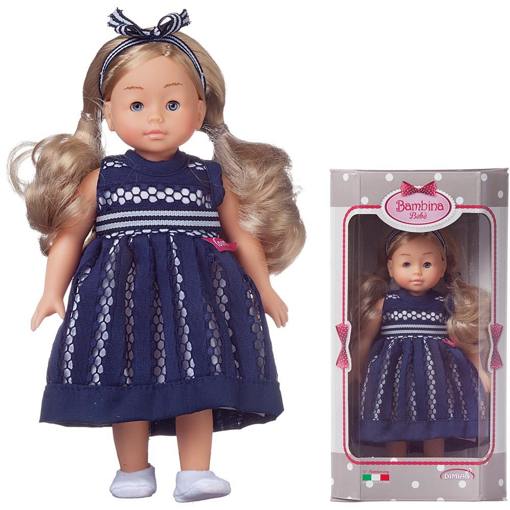 Кукла Dimian Bambina Bebe в синем платье, 20 см BD1652-M37/w(3)