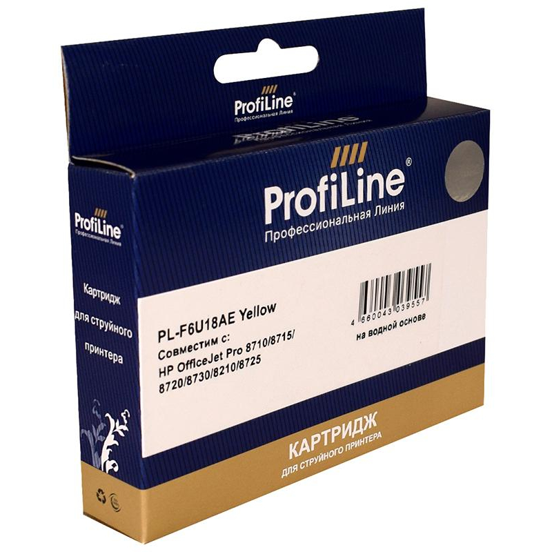 Картридж струйный ProfiLine PL-F6U18AE N953XL жел. для HP OJ Pro 7720/8720 1291506
