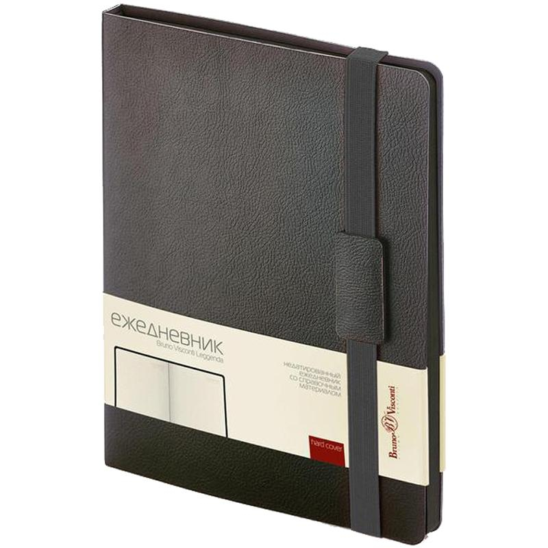 Ежедневник недатир. B5 LEGGENDA (черный) 3-514/01 Bruno Visconti 1403781