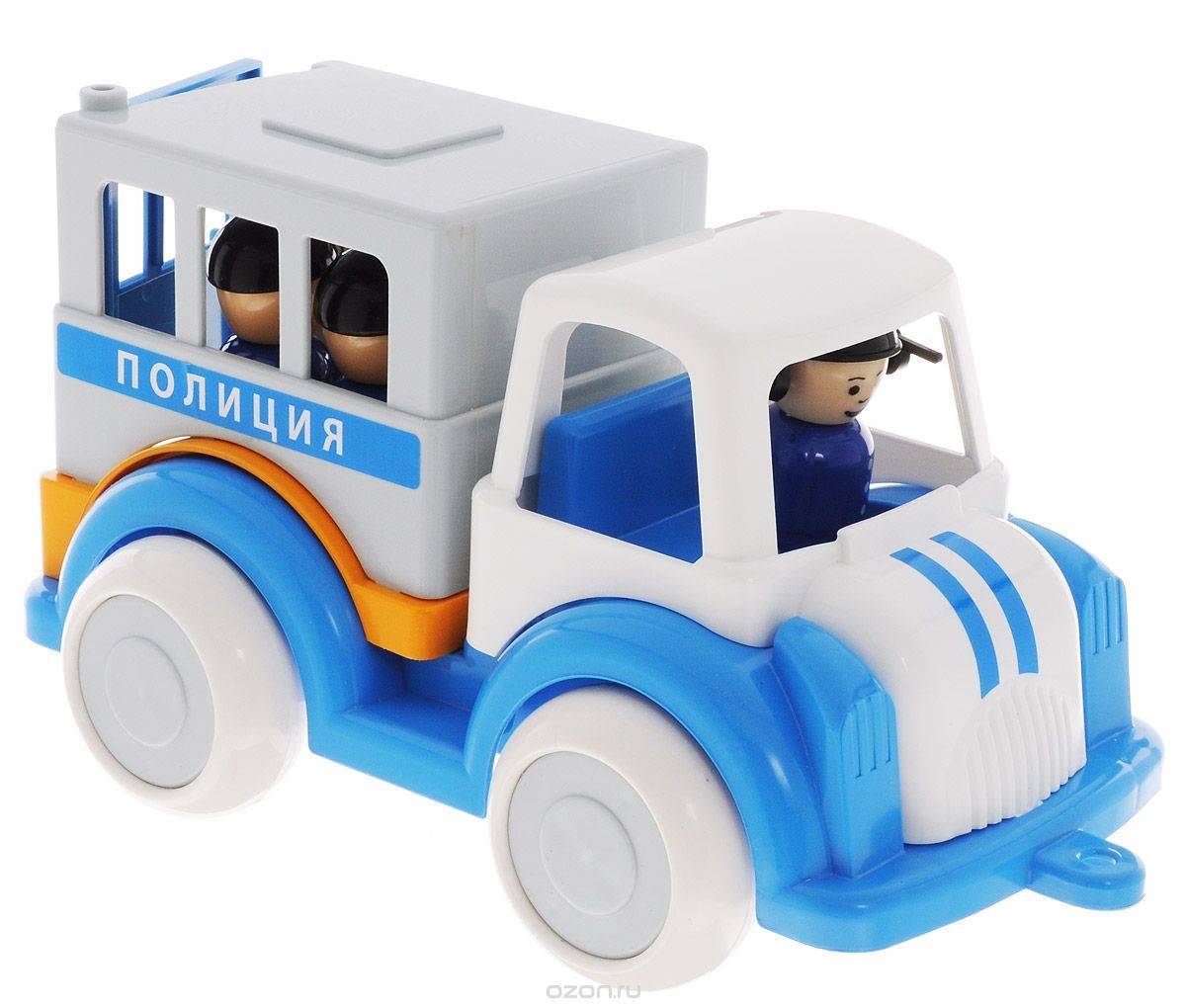 Машинка Полиция "Детский сад" 28 см, пластмассовая игрушка Форма С-161-Ф
