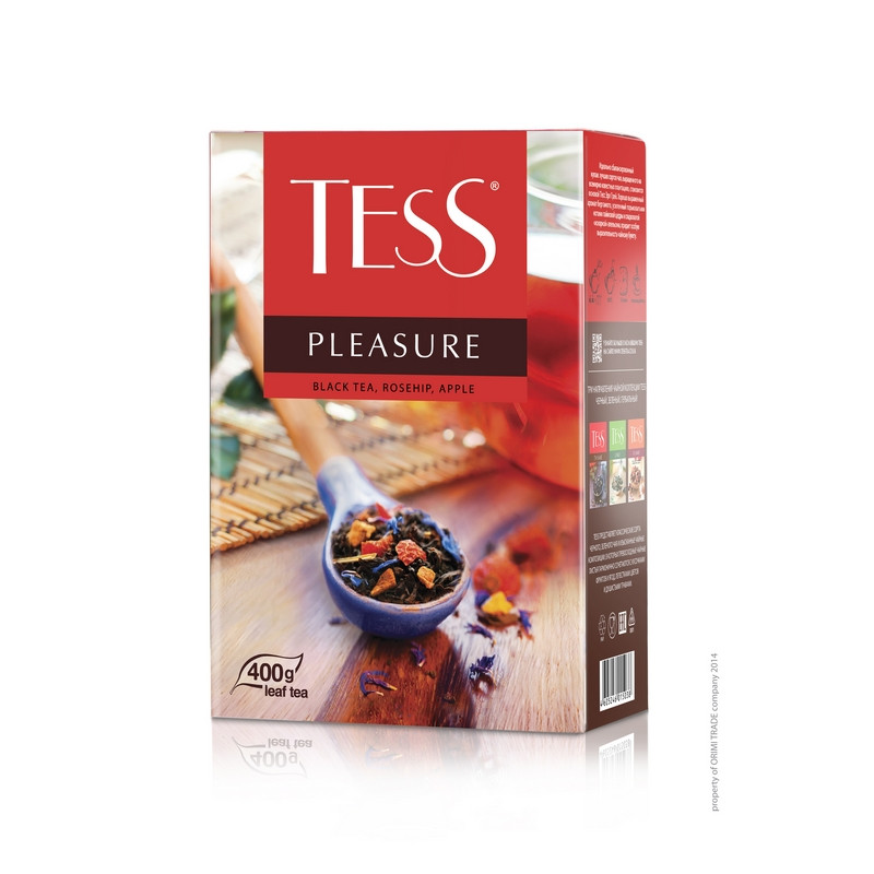 Чай Tess Pleasure листовой черный с добавками,400г 1502-10 1221752