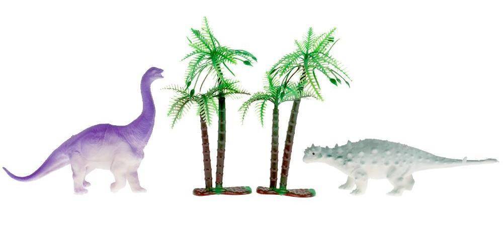 Набор Динозавров пластизоль, меняют цвет в воде Играем Вместе 2007Z046-R