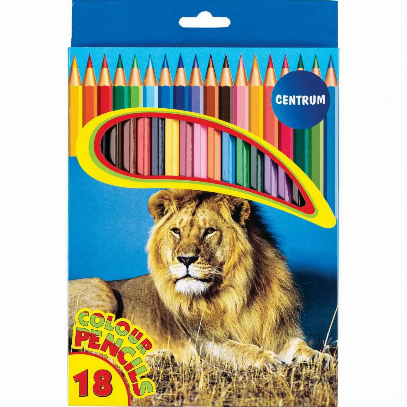 CENTRUM Карандаши цветные деревянные 18 цветов 80170