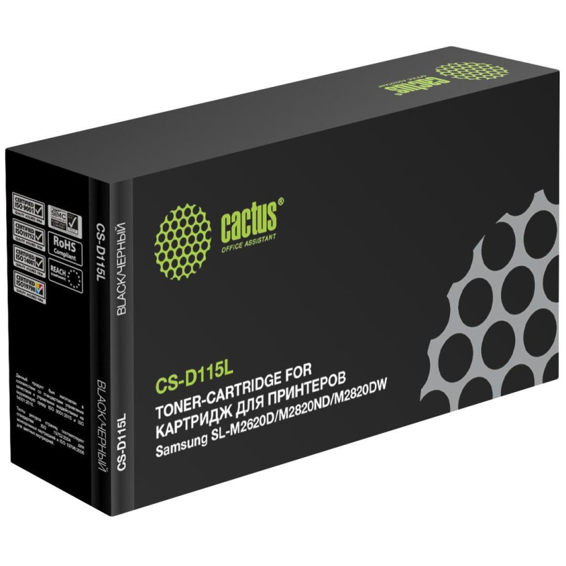 Картридж лазерный Cactus CS-D115L чер. для Samsung M2620/M2670/M2820 1875415