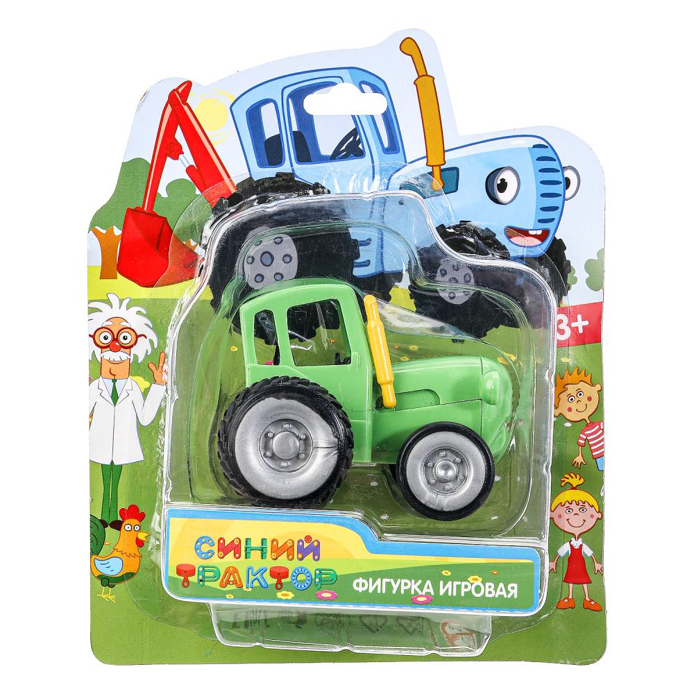 Фигурка "Синий Трактор" - зеленый Трактор, 6 см. подвижные колёса, Играем Вместе PF-GREENTRACTOR-RU