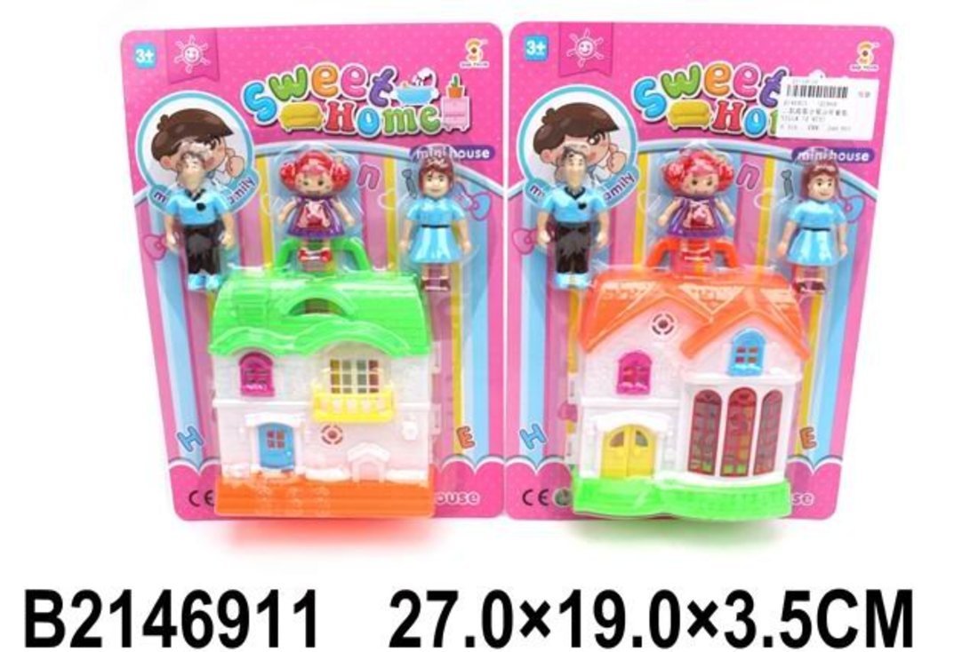 Игровой набор Кукольный домик, в компл. предм. 4шт Наша Игрушка 21868
