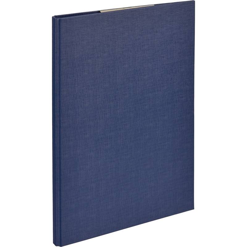 Папка-планшет с зажимом и крышкой Attache A4 синяя 611514
