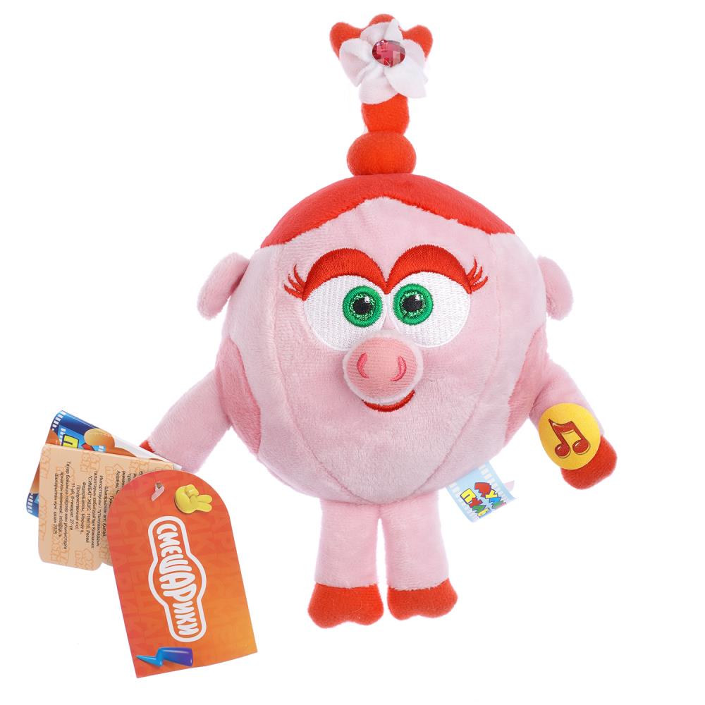 Игрушка мягкая Смешарики Нюша, 15 см, муз. чип Мульти-пульти V92611-15DM (24)