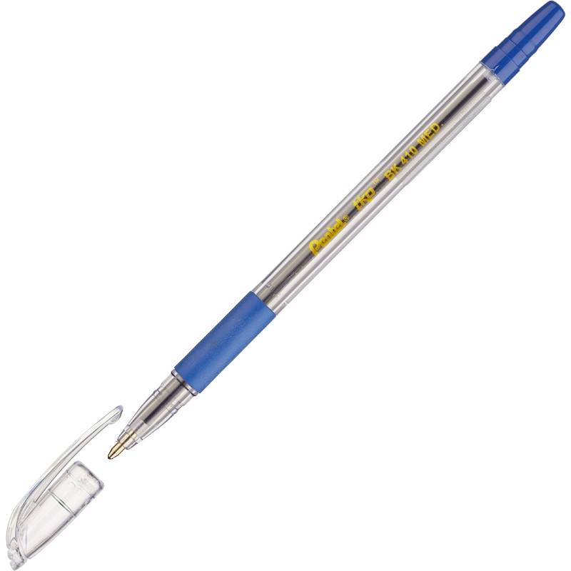 Ручка шариковая Pentel BK410-C синяя (толщина линии 0.35 мм) 216845