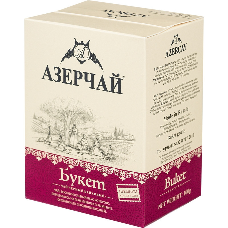 Чай Азерчай Premium Collection чай черный байх.листовой, 100 г 413633 1176248
