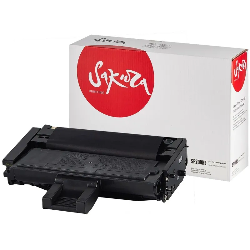 Картридж лазерный SAKURA SP200HE чер. для Ricoh SP 203SFN/ SP 200Nw 1604757 SASP200HE
