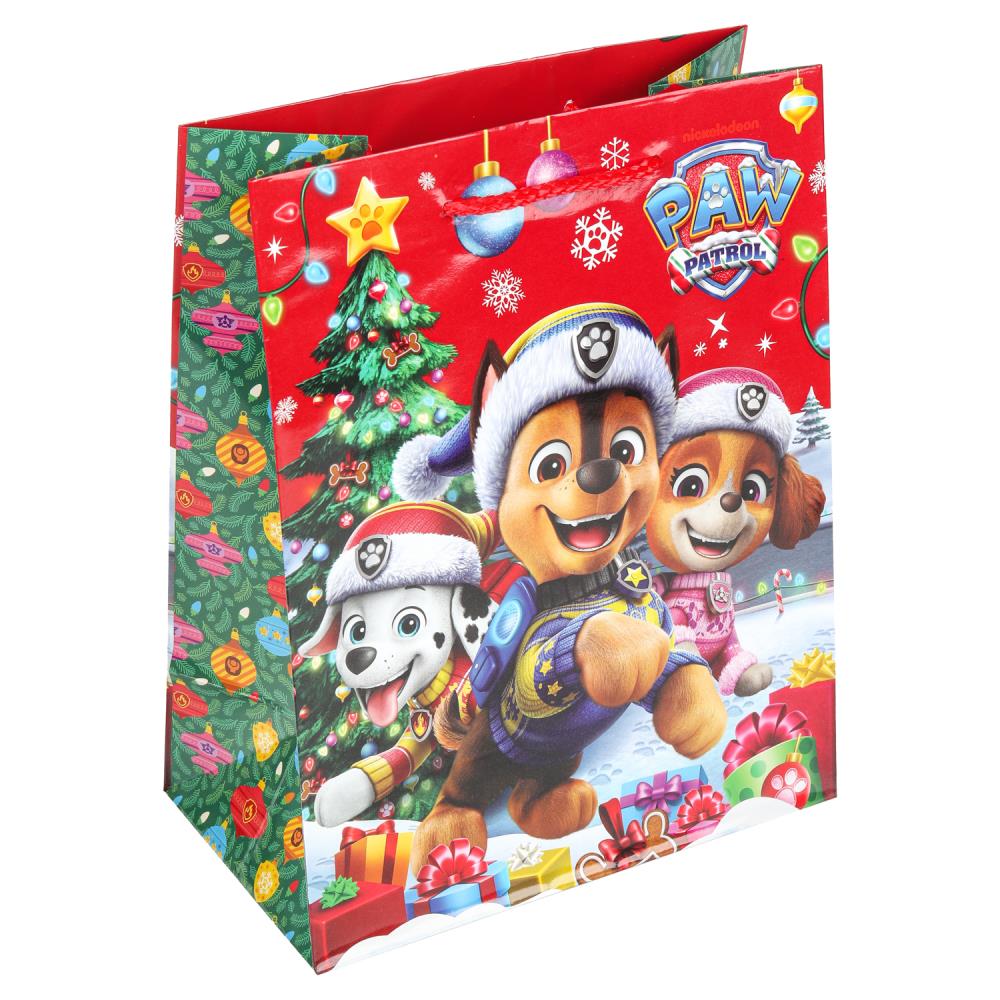 Пакет подарочный глянцевый М, "Щенки новогодние", 140 гр/м Чудо праздник PM-132585-SP