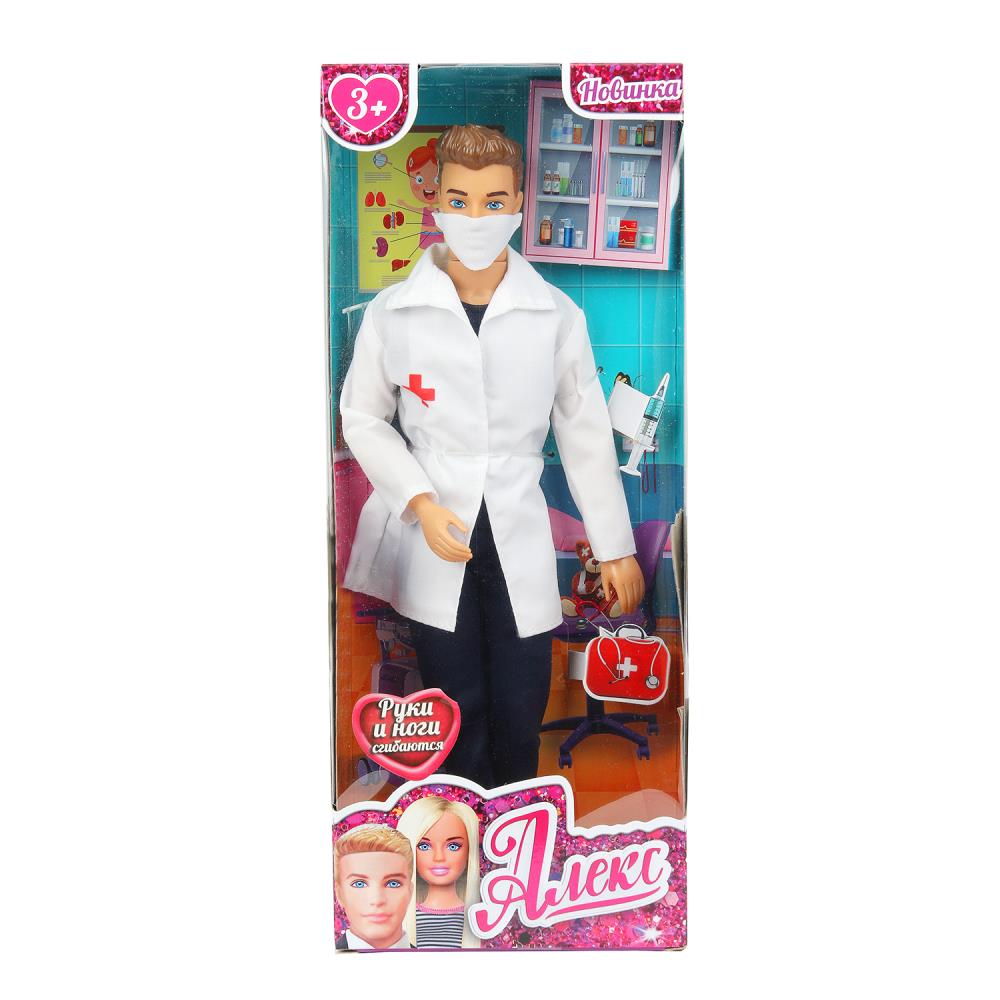 Кукла 29 см. Алекс врач, руки и ноги сгибаются Карапуз 66001J-D1-SA-BB (24)