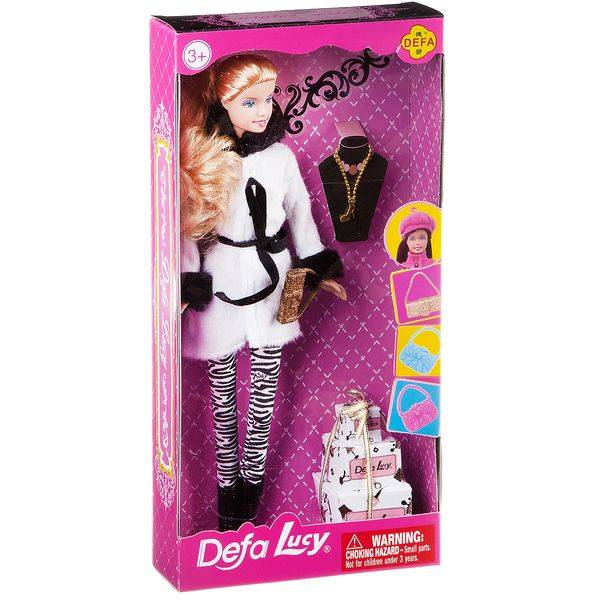 Кукла Lucy с зимней одеждой и аксесс. Defa Д79669 8293