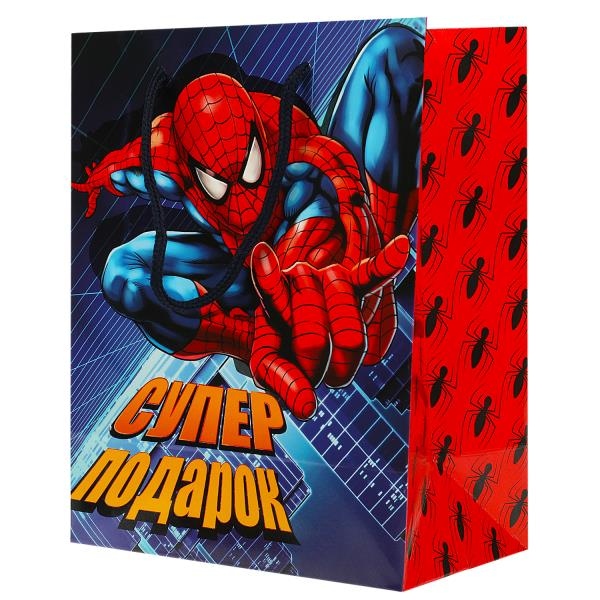 Пакет глянцевый для подарка L, 26х32х14 см. Чудо праздник PL-97450-SM (120)