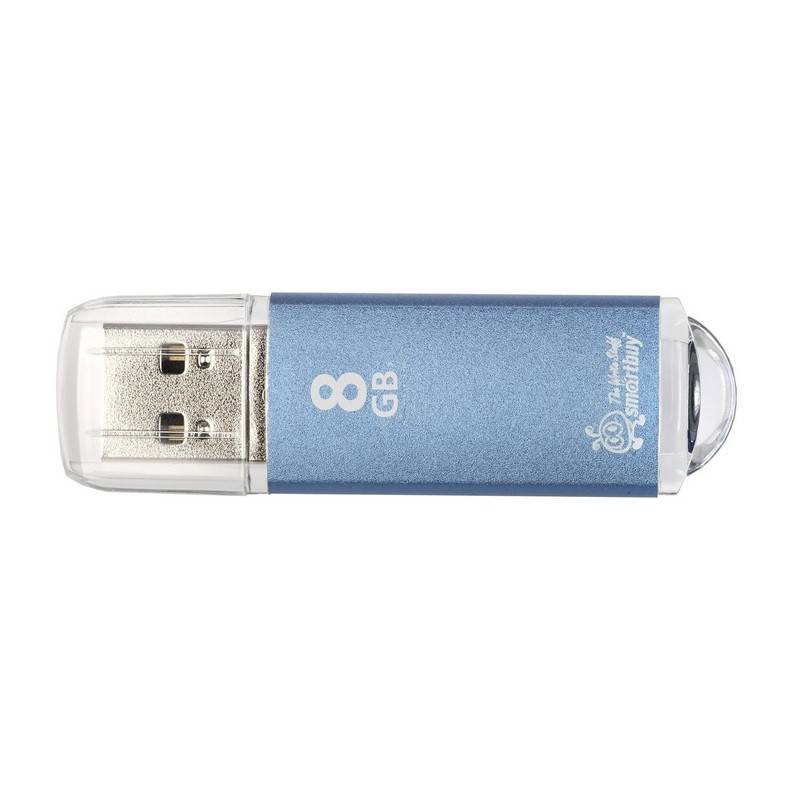 Флеш-память SmartBuy V-Cut 8 Gb USB 2.0 голубая SB8GBVC-B 445911