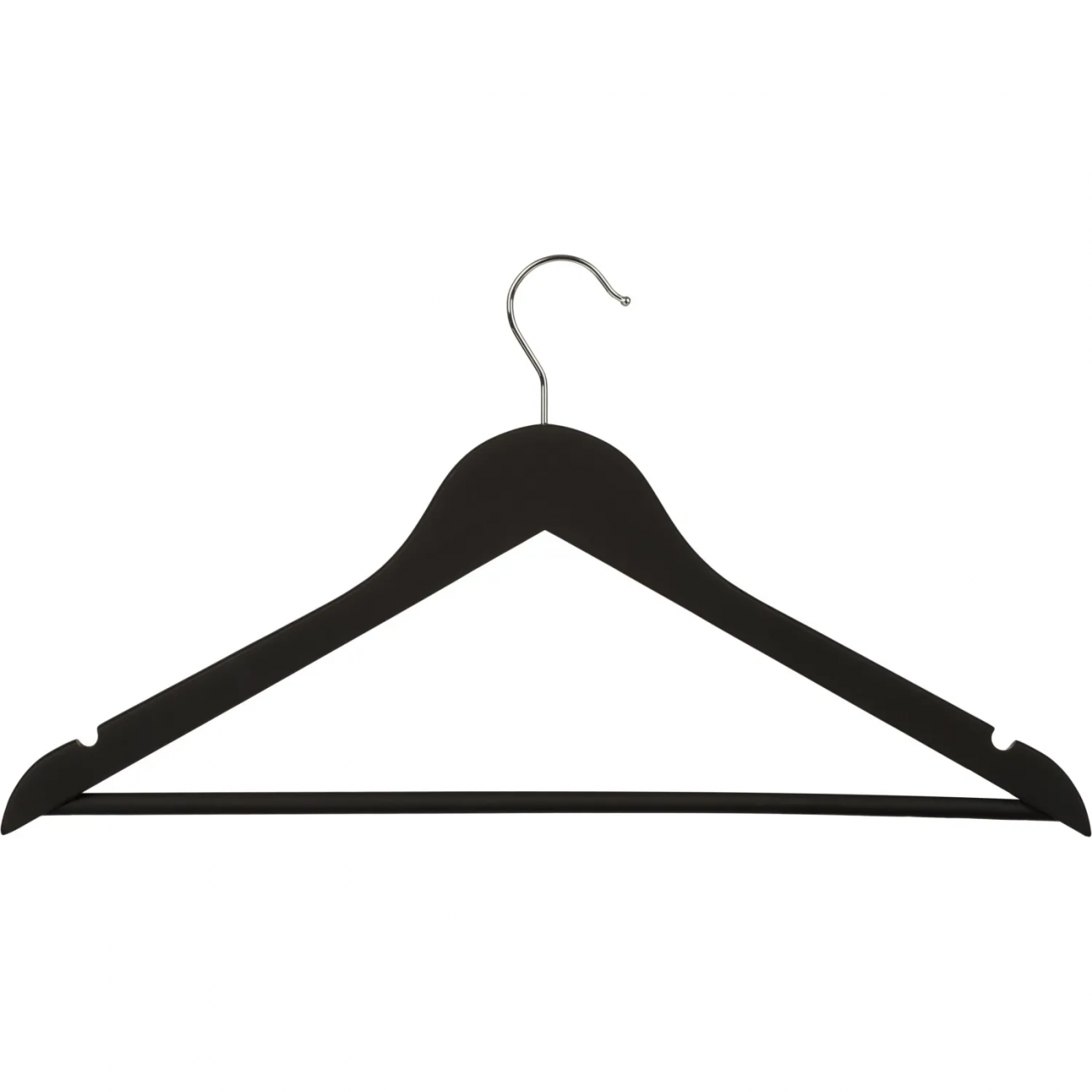 Вешалка-плечики WW_Комус Мебель WH018 дер.пер.п.рез.анис/чер.р.52-54 3шт/уп 2305010