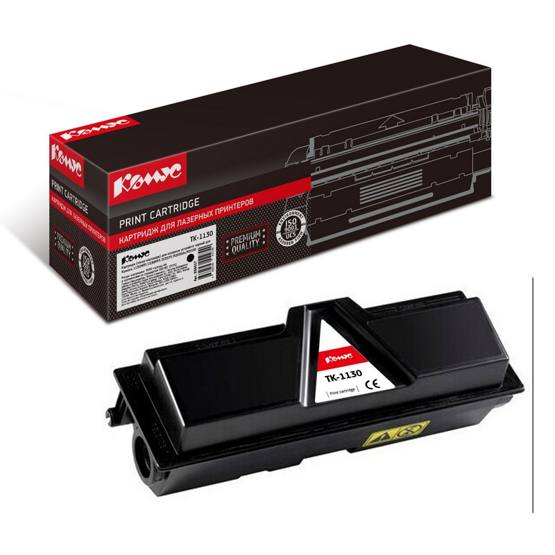 Картридж лазерный Комус TK-1130 чер.для Kyocera FS-1030/113 856017