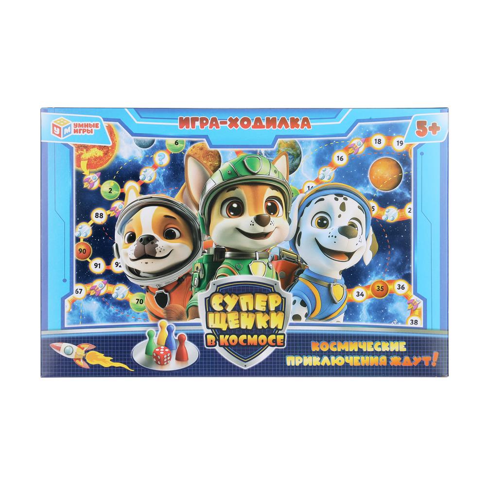 Настольная игра-ходилка "Суперщенки в космосе" УМка 4630395044318