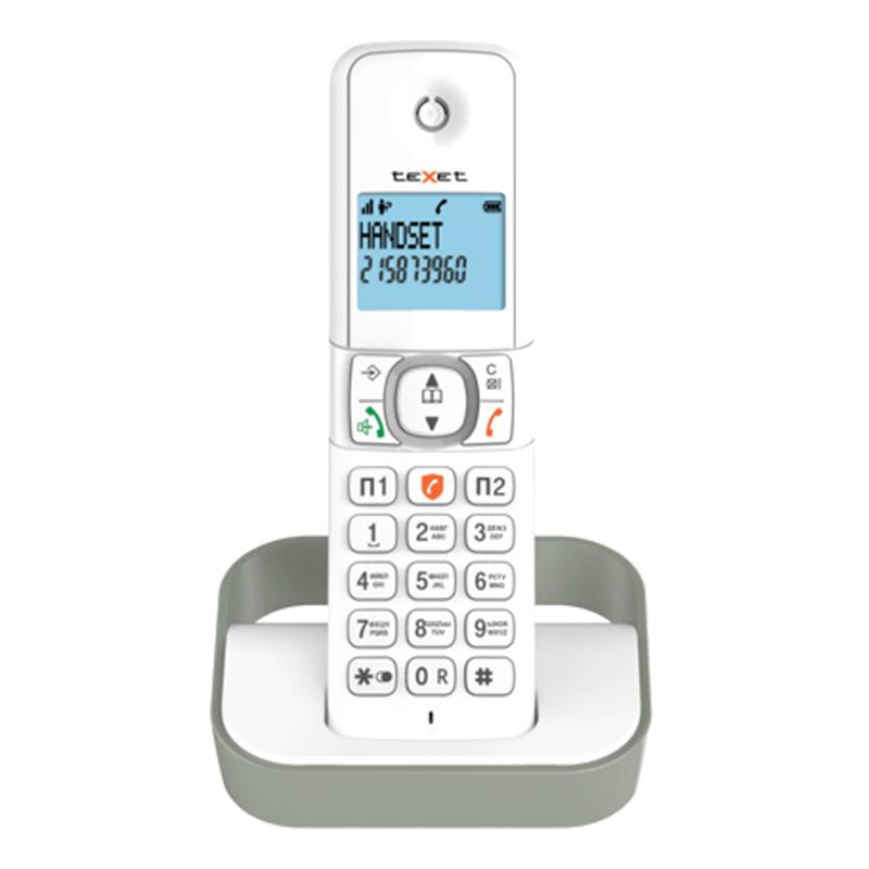 Радиотелефон teXet TX-D5605A белый-серый 1926353 127221