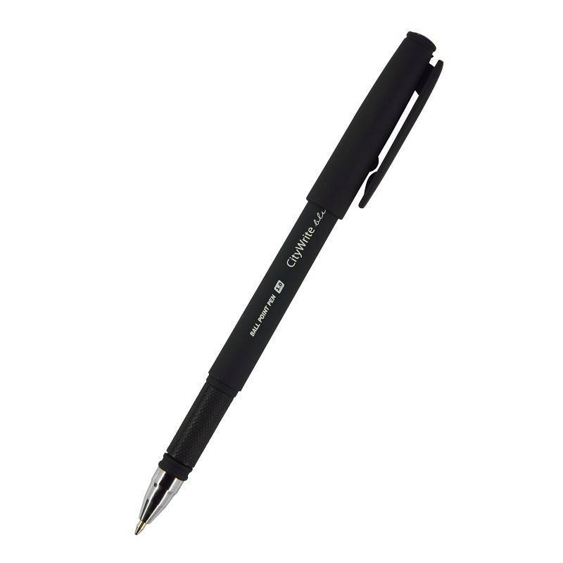 Ручка шариковая Bruno Visconti CityWrite Black синяя (толщина линии 1.0 мм) 572168