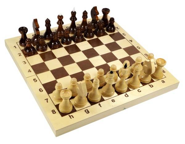 Игра настольная Шахматы деревянные, поле 29см х 29см Десятое королевство 02845ДК