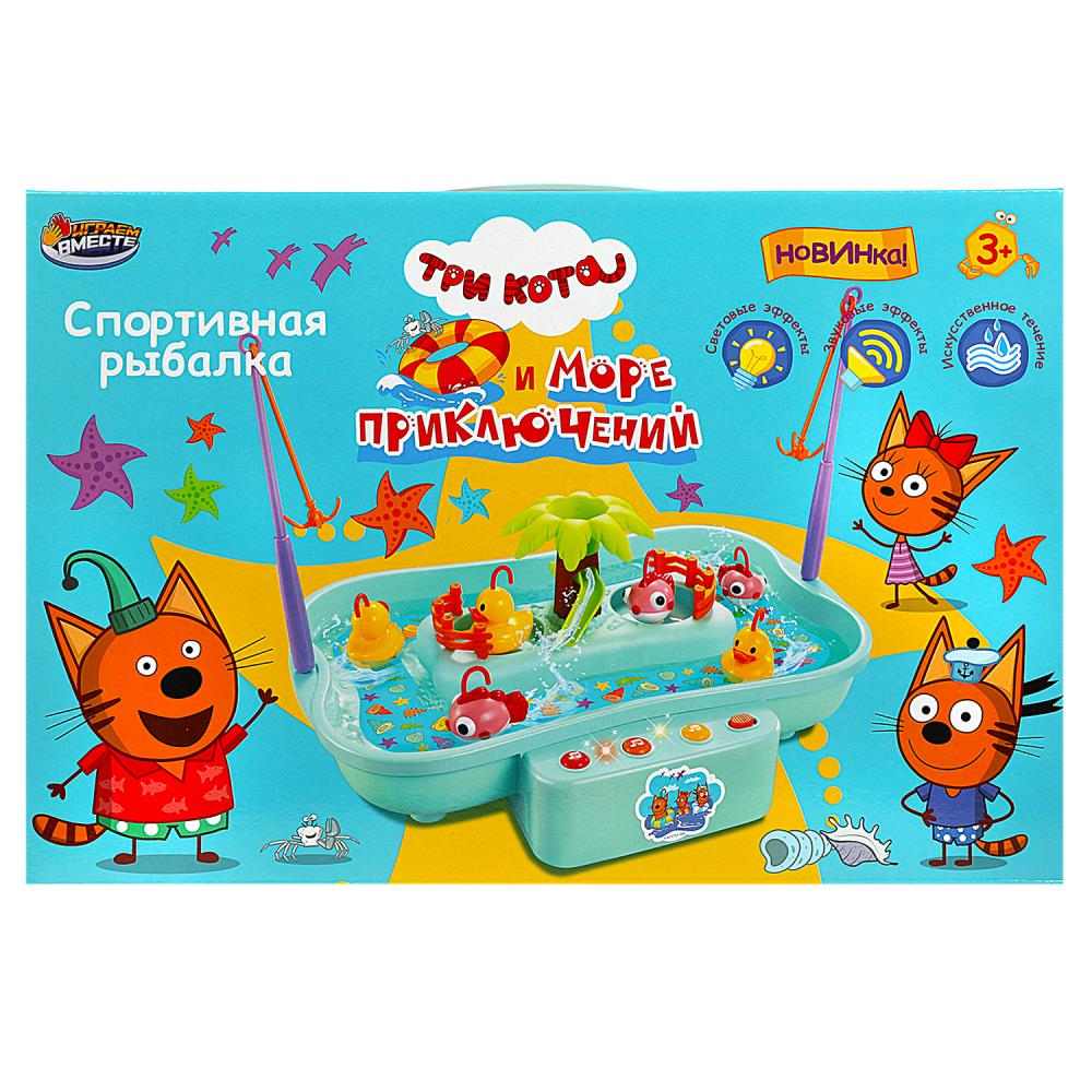 Игра рыбалка "Три Кота" для детей Играем Вместе 1711V077-R