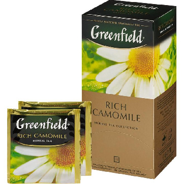 Чай Greenfield Rich Camomile трав.фольг.25пак/уп 0432-10,104574 960611