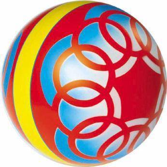 Мяч D150 мм "Корзинка" окрашенный по трафарету Джампа Р4-150
