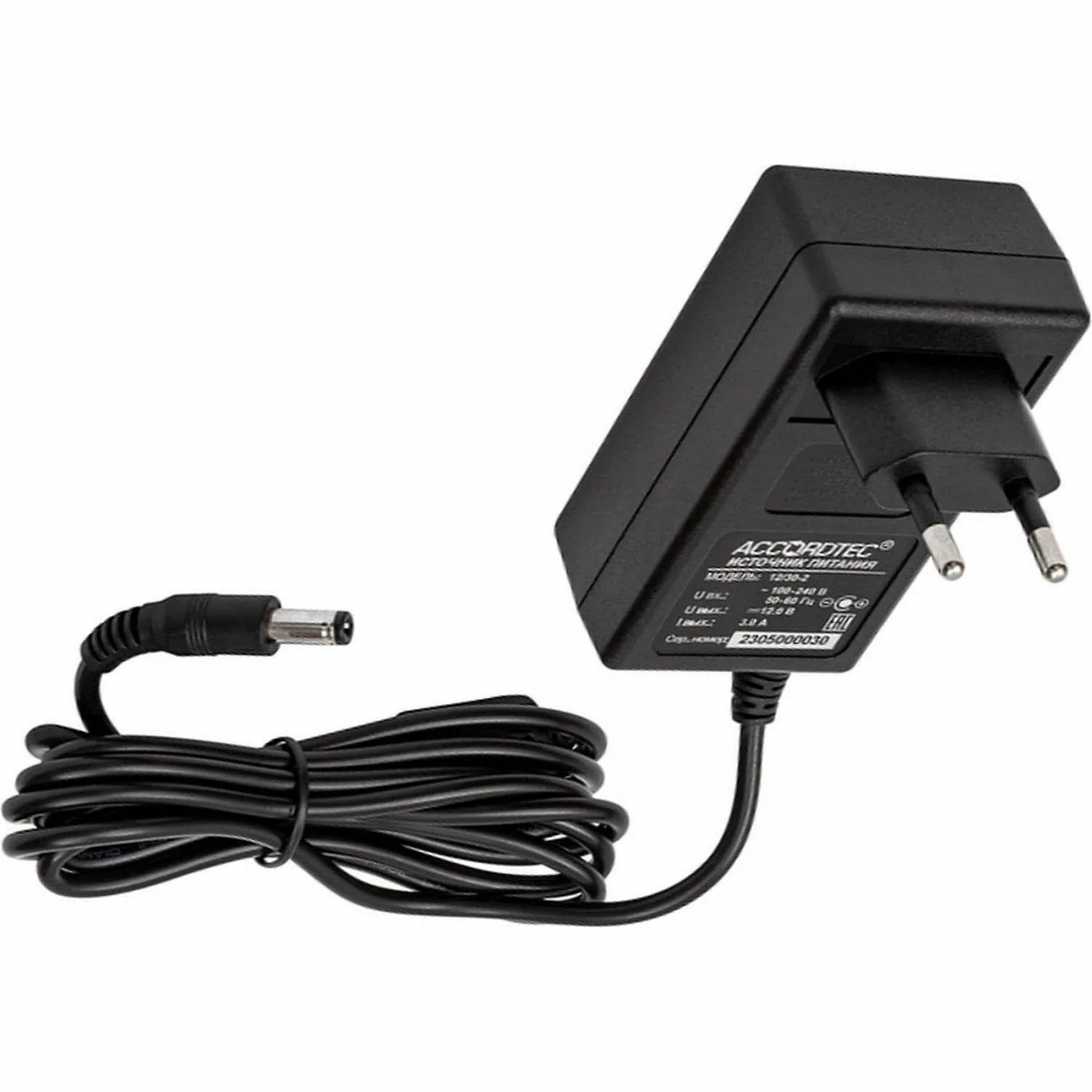 Источник питания стабилизированного AccordTec AT-12/30-2 (Black) 1653123 AT-02359