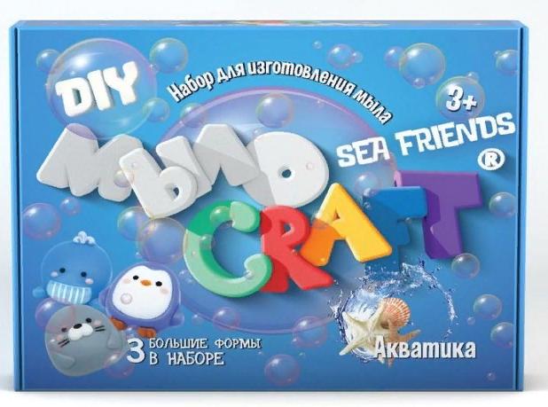 Набор для творчества Висма Юный химик Мыло Craft Sea friends Акватика 894пл