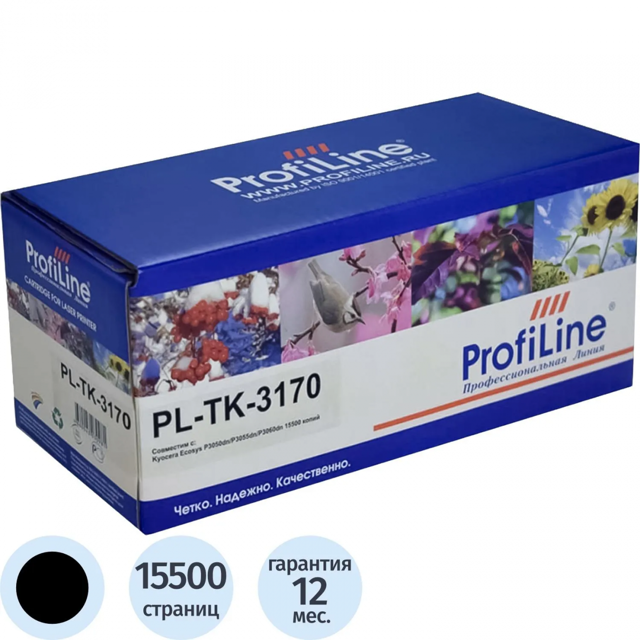Картридж лазер. Profiline TK-3170 чер. д/Kyocera Ecosys P3050/3055 2392688 PL_TK-3170_WC
