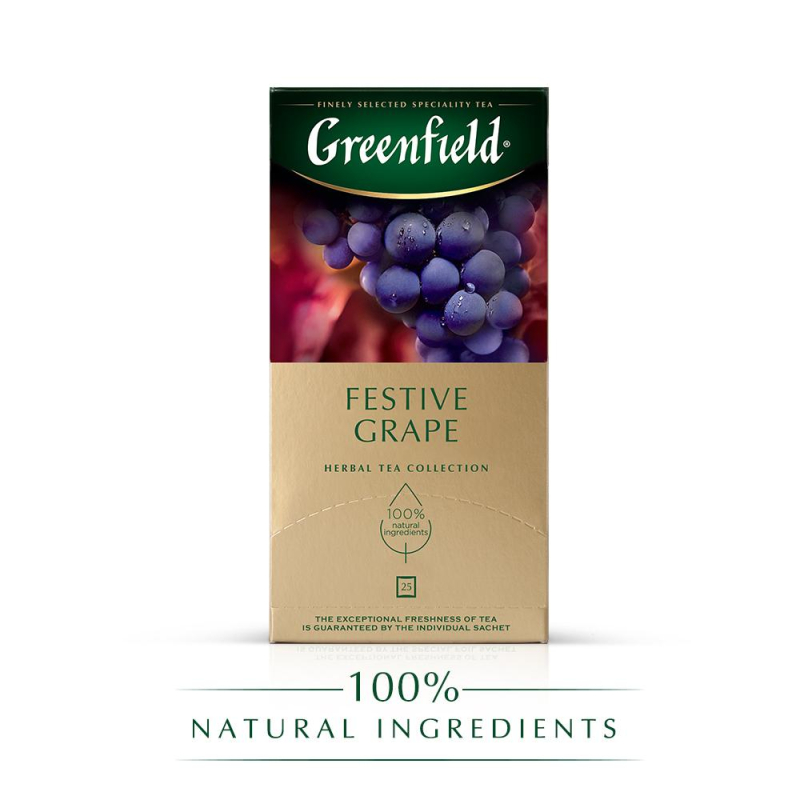 Чай Greenfield Festive Grape фруктовый фольгир.25пак/уп 0522-10 98223