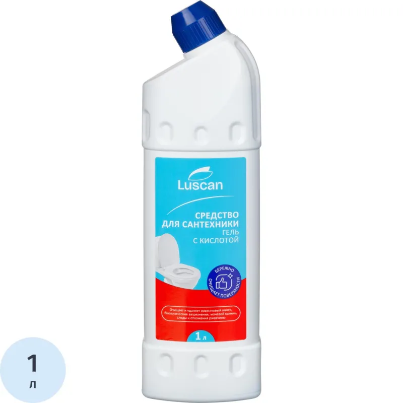 Средство для сантехники Luscan гель с кислотой 1 л 1869880