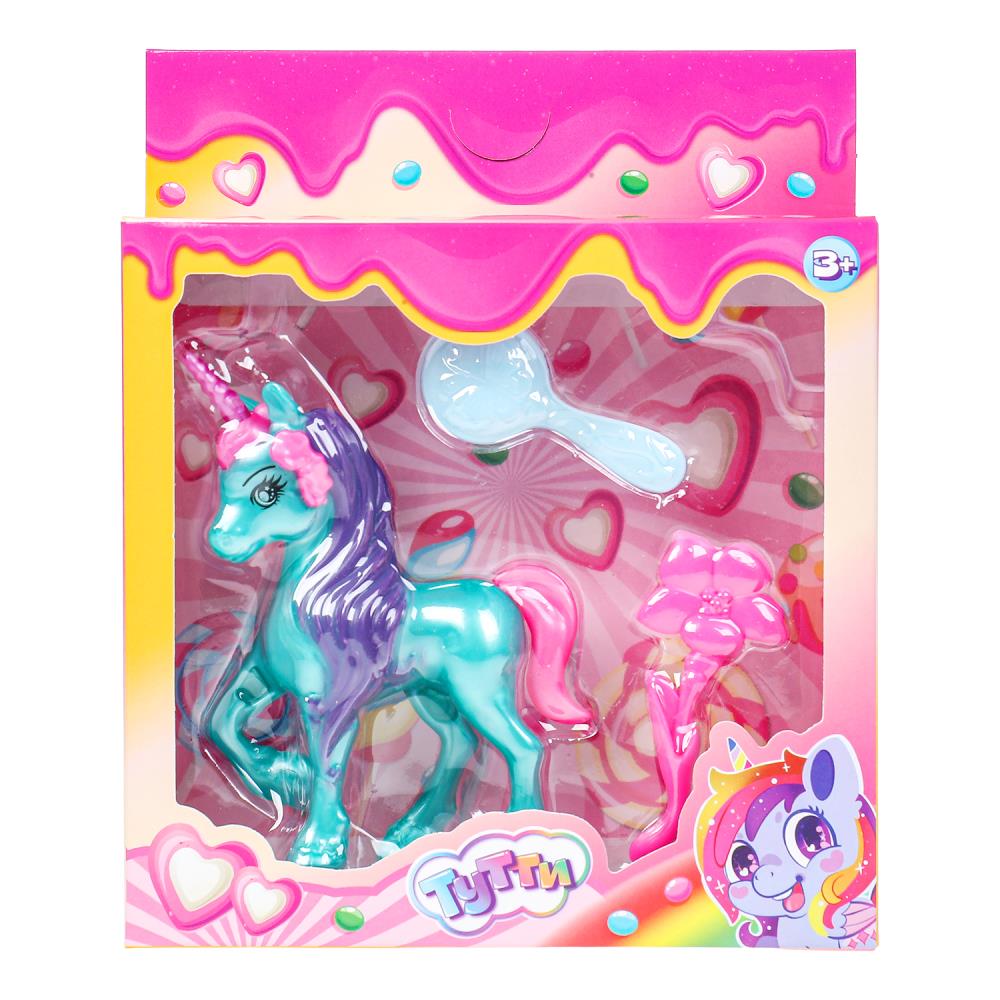 Единорог игрушка 10 см. + аксессуары Y1803Z247-3-RU