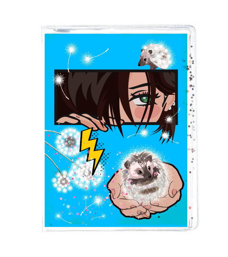 Блокнот Centrum Аниме-2, 56 листов в клетку на скрепке А6, 11х15 см. 70917