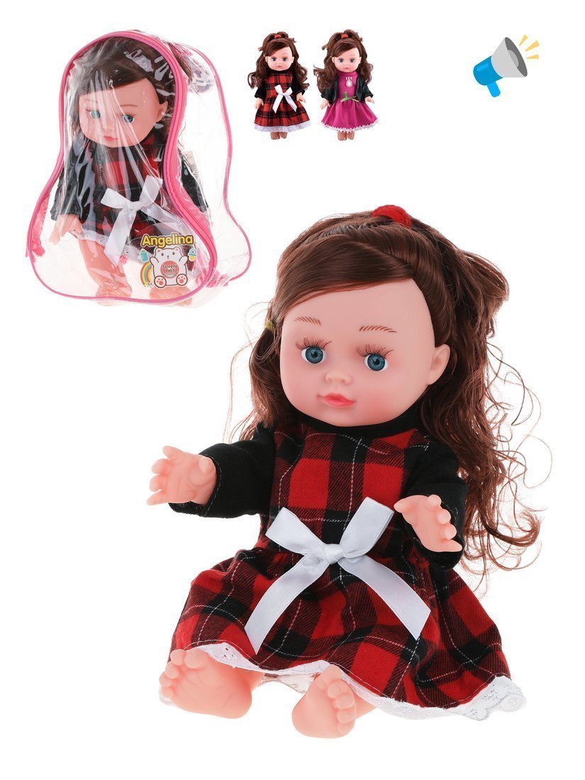 Кукла озвученная в прозрачной сумке Наша Игрушка F005-58