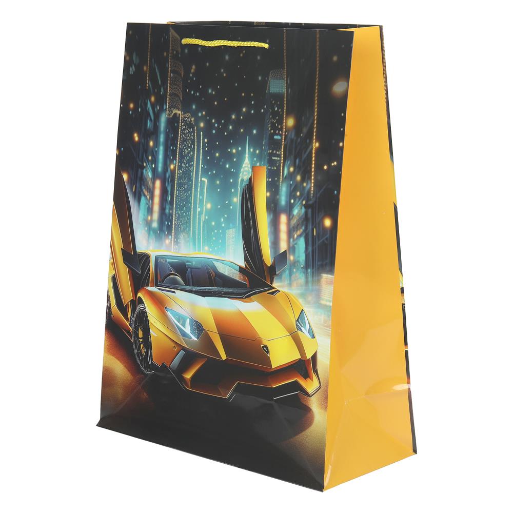 Пакет подарочный глянцевый XL, "Авто ламб", 140 гр/м Чудо праздник PXL-127532-LMB