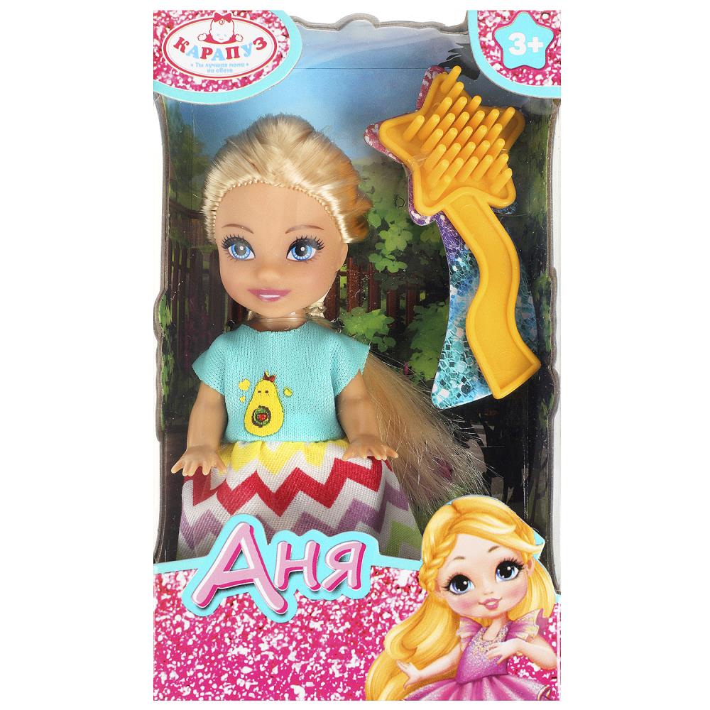 Кукла Аня, 12 см КАРАПУЗ ANNA-C4-BB