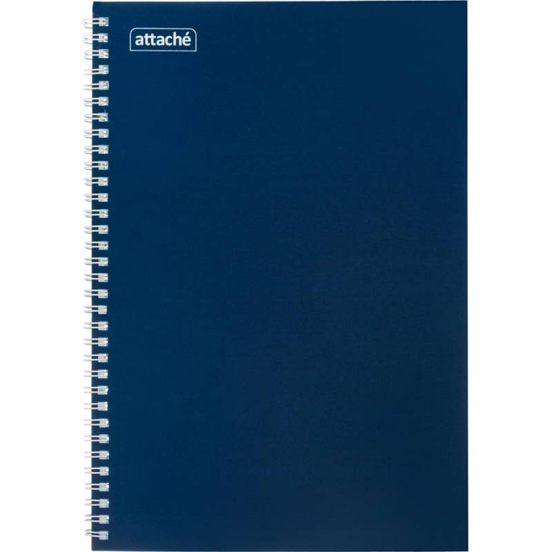Бизнес-тетрадь А5 80л ATTACHE, спираль,синий, блок 60г, обложка 215г 1356296