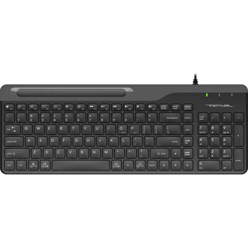 Клавиатура A4Tech Fstyler FK25 черный USB slim 1992588 FK25 BLACK
